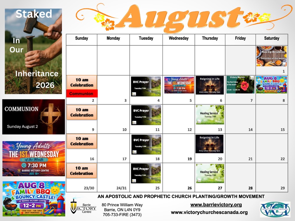 August Calendar 2026